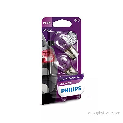 PHILIPS VisionPlus 12499VPB2 Glödlampor 12V 21/5W P21/5W, Kullampa VOLVO: V50, S90, S40 II, FORD: S Max Mk1, Focus 2 Kombi, 8727900363166