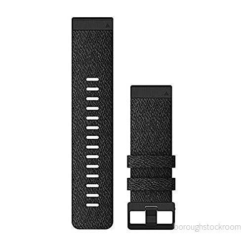 Garmin QuickFit Flätad Nylonarmband 26mm (svart) 753759233297
