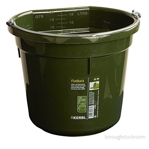 Kerbl FlatBack hink (för mat och vatten) 4018653021330