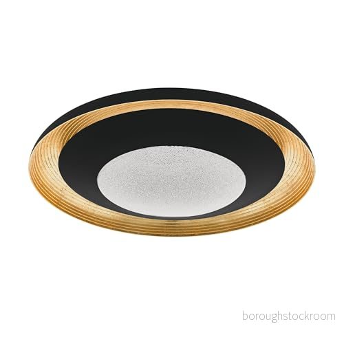 EGLO Canicos 2 Taklampa, Svart, Guld 9002759985271