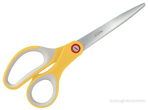 Leitz Sax för Kontoret, Passar Både Höger och Vänsterhänta, Vassa Blad i Rostfritt Stål med Titanbeläggning, Mjukt Ergonomiskt Handtag, Använd Hemma /på Cosy kollektionen, Gul, 53320019 4002432128549