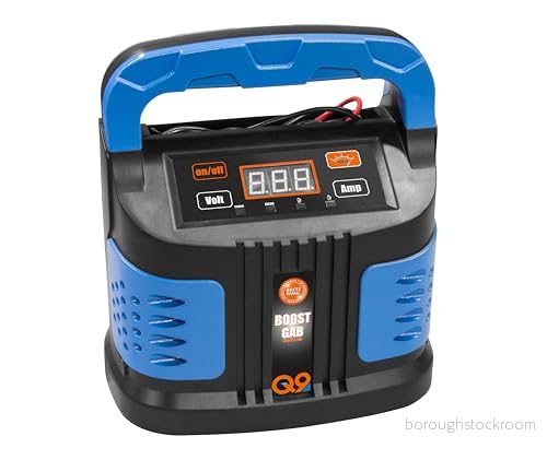 Güde Automatik batteriladdare GAB 12V/6V 10A boost (automatisk inverter batteriladdare, för alla vanliga 6 V/12 V batterier, 2300 Ah, LED skärm, funktion som starthjälp, underhållningsfunktion) 4015671810700