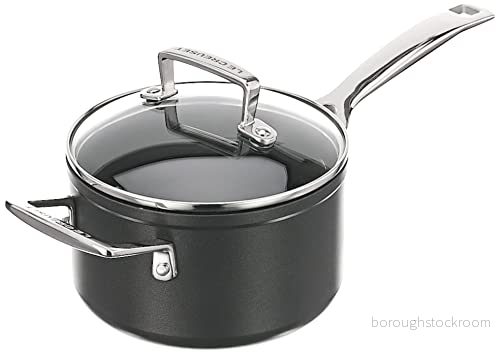 Le Creuset Aluminium non stick profitkastrull, Ø 16 cm, lämplig för alla typer av spisar inklusive induktion, antracit/silver 630870273053