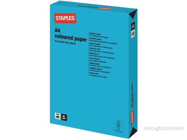Clairefontaine Trophée A4 80 g färgat papper aquablå 500/fp 3329680197600