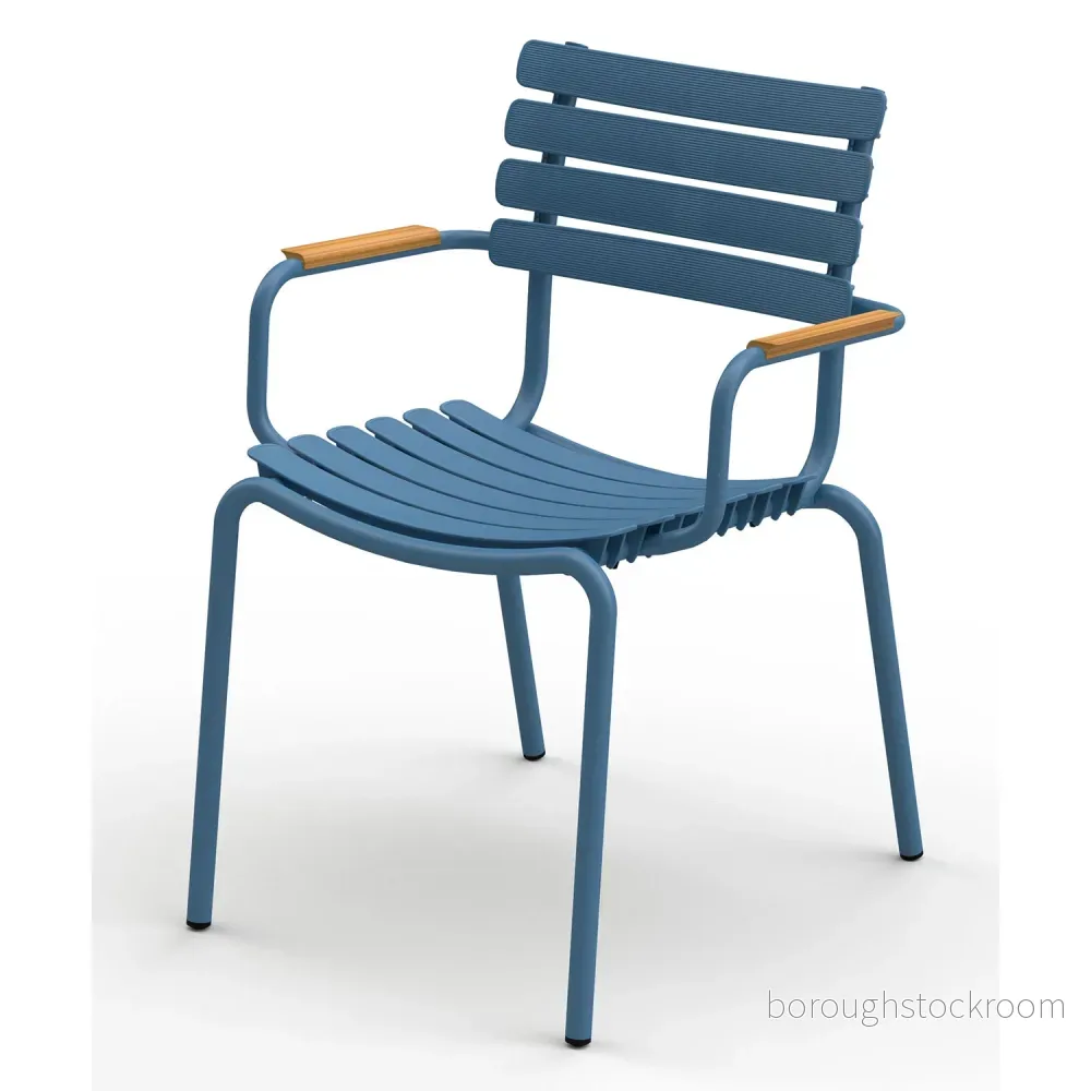 HOUE Reclips Dining Chair Trädgårdsstol Sky blue L58 x W61 H81 cm 5714098014584
