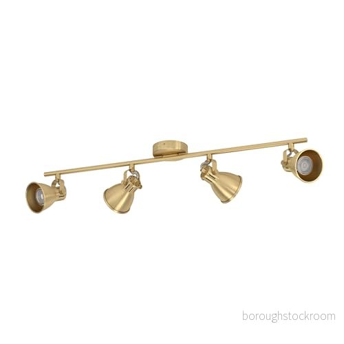 EGLO SERAS spotlight rail 4L brushed brass/gold 9008606235674 EGLO SERAS spotlight rail 4L brushed brass/gold 9008606235674