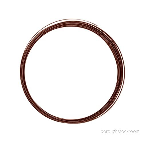 Vaessen Creative Platt tråd i aluminium 3,5 x 1 mm 5 m chokladmatta, 8716052151578