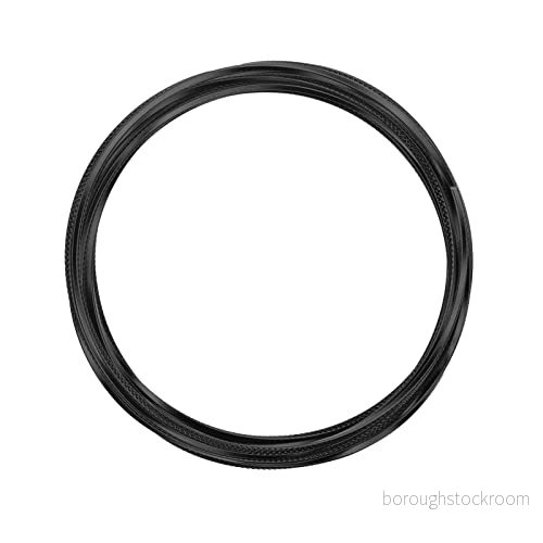 Vaessen Creative Aluminiumtråd, triangulär x 0,5 mm 2,8 svart (svart) flexibel aluminiumtråd för smyckestillverkning, hobby och hantverk 8716052195589
