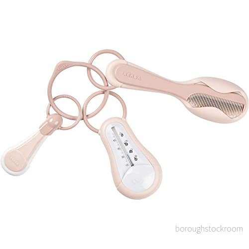 BEABA KIT för babyvård, 4 tillbehör, OLD PINK 3384349203702