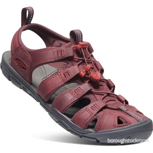 Keen Clearwater CNX Vandringssandaler, Storlek: 40.5, Wine/red dahlia Skinn och textil 191190780404