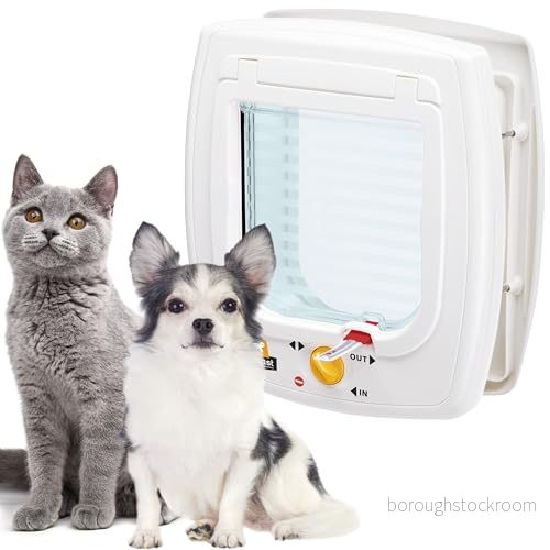Ferplast Hund/Kattdörr Swing 5 4-vägs Vit 8010690057231