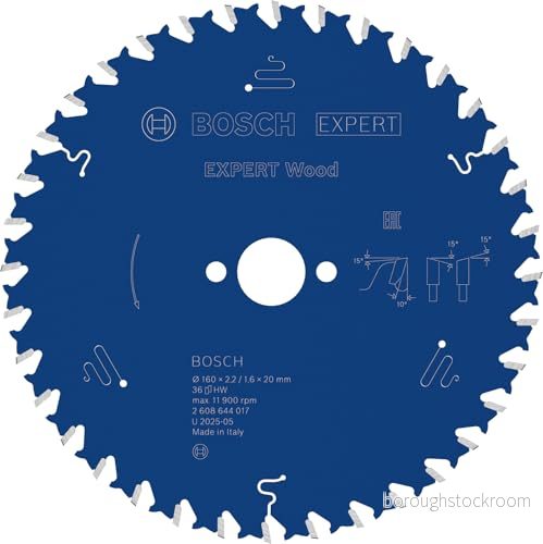Bosch Sågklinga Expert for Wood 160 x 20 2,2 mm, 36 3165140795838