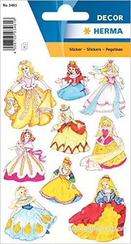 Herma Klistermärke DECOR ”prinsessor” 4008705034616