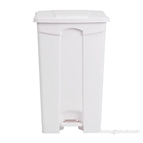 Jantex DC713 kökspedal lock behållare vit 87 l avfall polypropylen catering utrustning 5050984438486