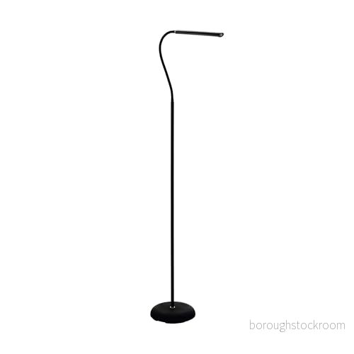 Eglo LED golvlampa Laroa, med touch, dimbar i steg, av plast svart, golvlampa, kontor neutralvit 9002759964399