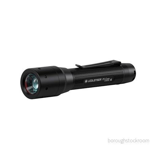 Ledlenser P5 Core kompakt ficklampa LED, 150 lm, fokuserbar, 1x AA batteridriven (med ingår i leveransen) eller valfritt med laddningsbart batteri, ljusräckvidd 90 m, inkl batterier, Flashlight 4058205028523