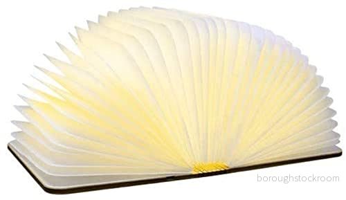 Gingko GK12W3 LED smart boklampa prydnad vit varm lönnträ liten boklampa, beige, 12,2 x 9 2,5 cm 700900317221