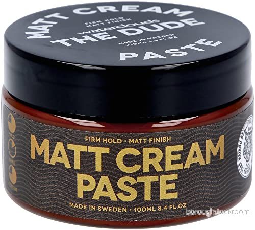 Dude matt gräddpasta (matt pomade 100 ml, tillverkad i Sverige) 7350020921032
