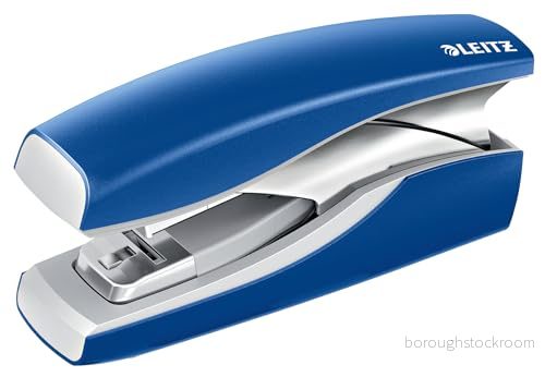 "Leitz Nexxt Softpress platt häftapparat, upp till 30 blad, blå, 56030035" 4002432118908