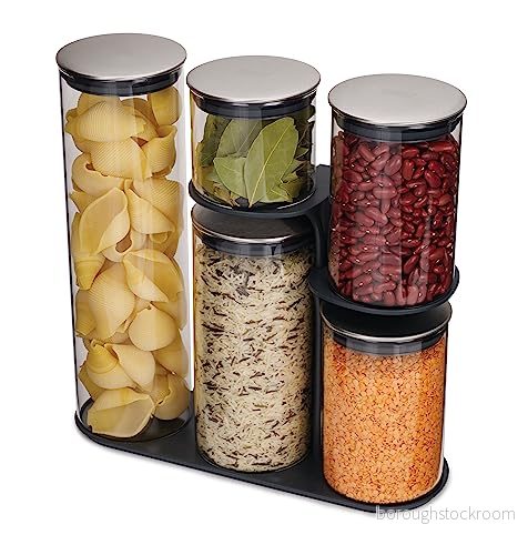 Joseph Carousel with storage jars Grey 5028420950359