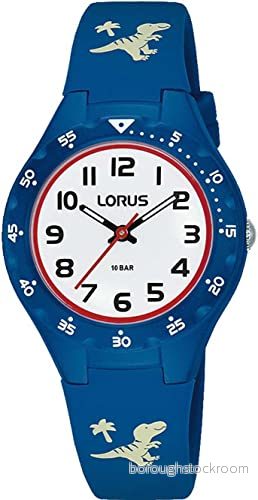 Lorus pojkar analog kvartsklocka med silikonarmband RRX49GX9 4894138347801