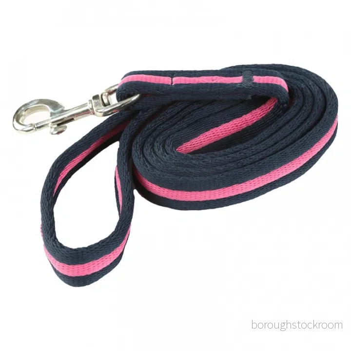 Shires Wessex kudde nätväv bly tyg Marinblå/Rosa 1.8M 5051771483061