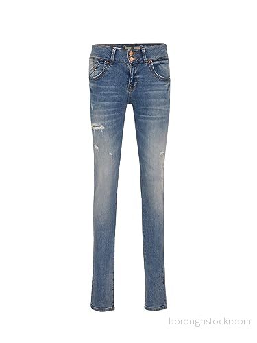 LTB Jeans dam Molly Mid Waist Slim Fit byxor, Lelia Wash 53686, 29W / 34L 8683225097783