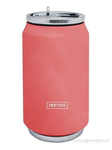 Dubbelväggig stålburk 330 ml. korall 8436588852113