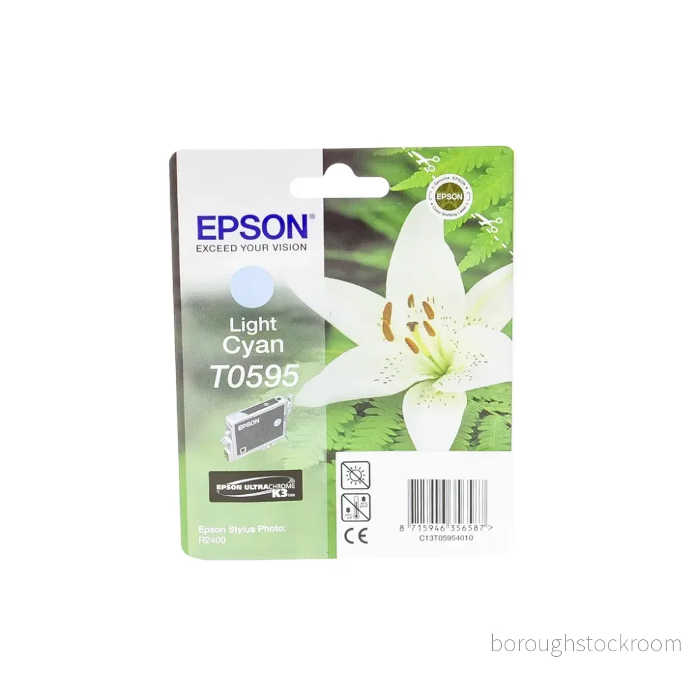 Epson T0595 Bläckpatron Ljus cyan 8715946356587