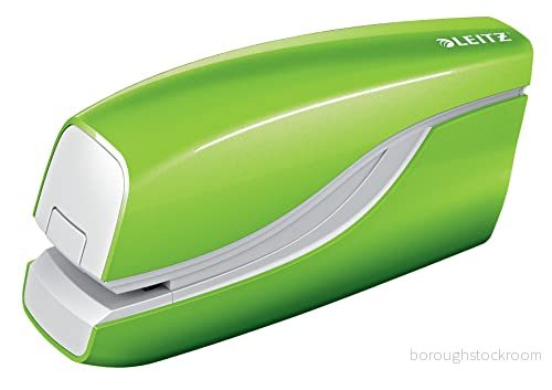 Leitz WOW Elhäftare, 10 ark, batteridriven, grön, 55661054 4002432123841