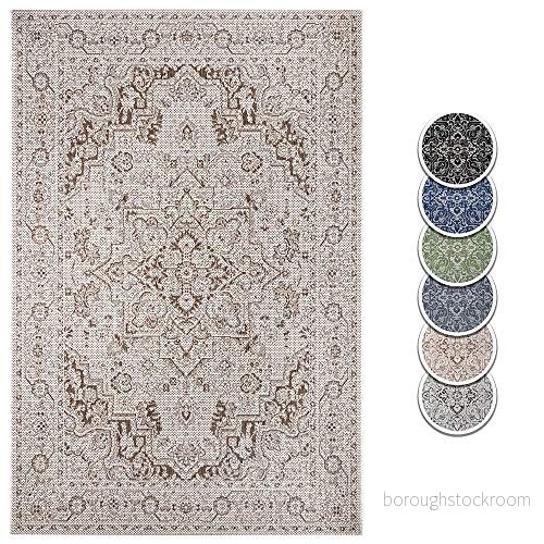 Hanse Home Platt tyg inomhus och utomhus matta durban, färger: kräm/beige, storlek: 120 x 170 cm 4260691781619