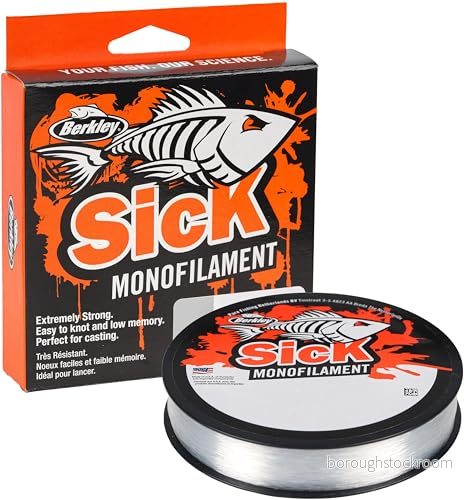 BERKLEY Unisex Sick Monofilament, klar, 0,28 300 m 28632982839