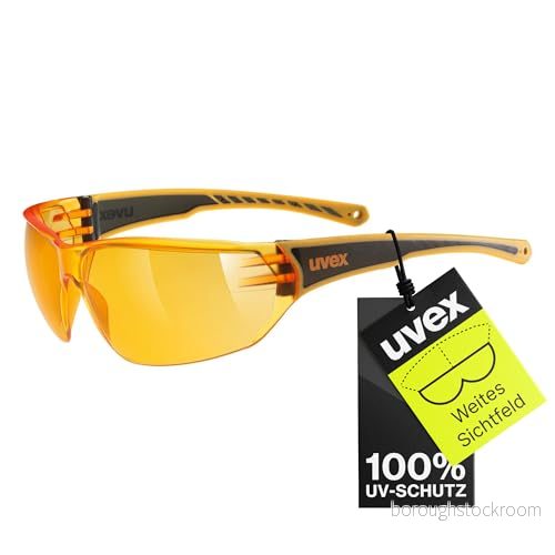 uvex sportstyle 204 sportglasögon för dam och herr speglande tryckfri bärkomfort & perfekt passning orange/orange one size 4043197203324