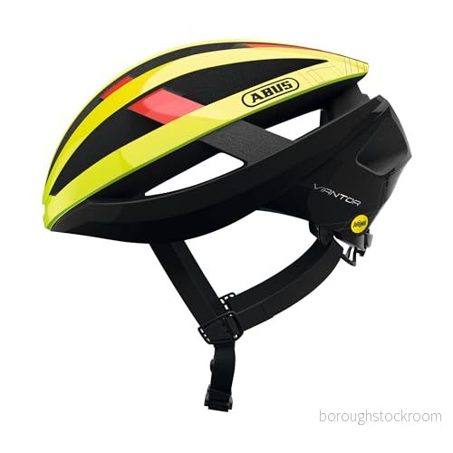 ABUS Neon Yellow S Hjälm, Vuxna Unisex, Gul (Gul) 4003318892165