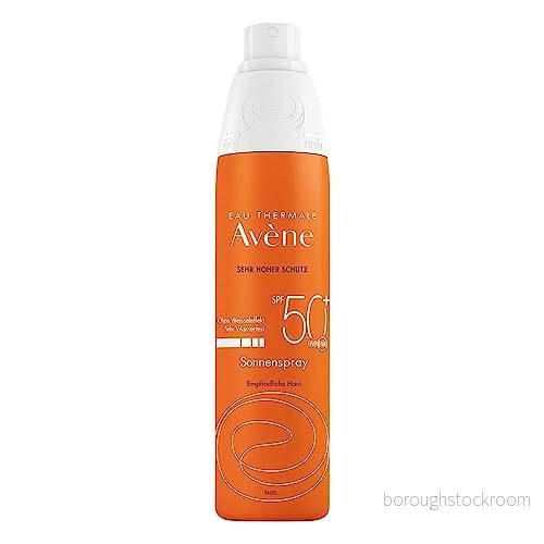 Avene 3 mjölk solspray skydd SPF50 +. Vattenavvisande fotoprotettor, 200 ml, vit, ml (1er Pack) 3282770100617
