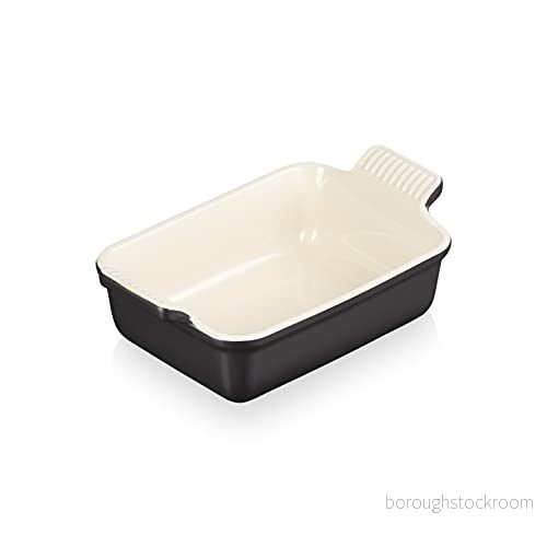 Le Creuset Oven Dish Heritage Satin Black 19 x 14 cm / 1.1 Liter 843251135745