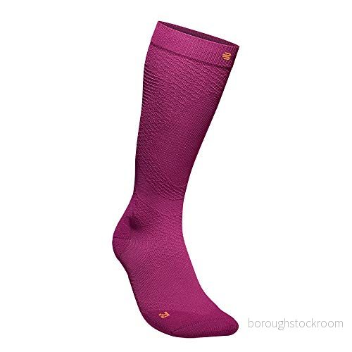 Bauerfeind löparstrumpor "Run Ultralight Compression Socks", 1 par mycket tunna kompressionsstrumpor för män och kvinnor, sportstrumpor jogging & träning, 4057532263348