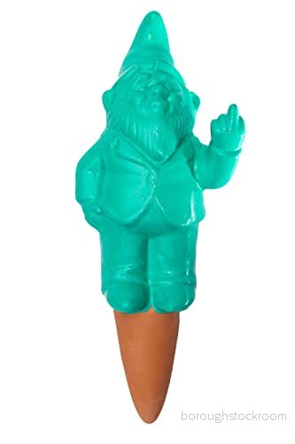 Fisura Ursprunglig blombevattning. Självvvattnande för krukor i mintfärg. Vattenautomat form av en tomte. Kapacitet 100 ml. Material: terrakotta. 8435436726040