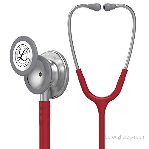 3M Littmann Classic III Övervakningsstetoskop, vinröd slang, 67,5 cm, 5627 707387789657