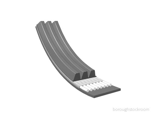 MEYLE 050 003 0850 Courroie Poly V 850 3 EPDM (éthylène propylène diène caoutchouc) ORIGINAL Quality TOYOTA: Yaris I 3/5 portes, Verso 4040074203446