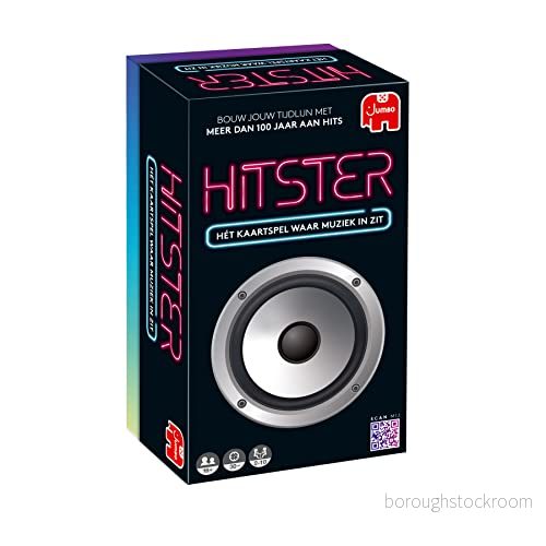 Jumbo Hitster Original Ett fest och kortspel för vuxna familjer 2 till 10 spelare från 16 år nederländska 8710126198759