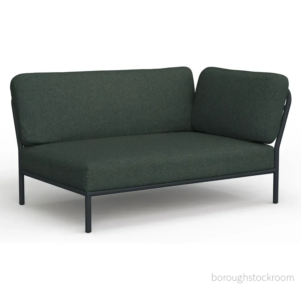 HOUE LEVEL / Right Corner Trädgårdsmöbler Alpine/Dark Grey L140 x W95 H82 SH38 cm 5714098014621