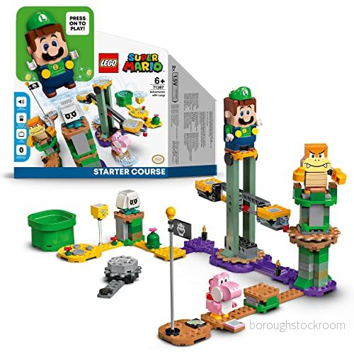 LEGO Super Mario Äventyr med Luigi Startbana Leksak, Interaktiv Figur, Spel Byggset 71387 5702016912593