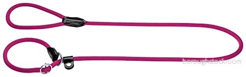 HUNTER Freestyle retrieverlina av integrerad hals, robust och vädertålig, Stärke: 1 cm, Länge: 170 himbeer 4016739615312