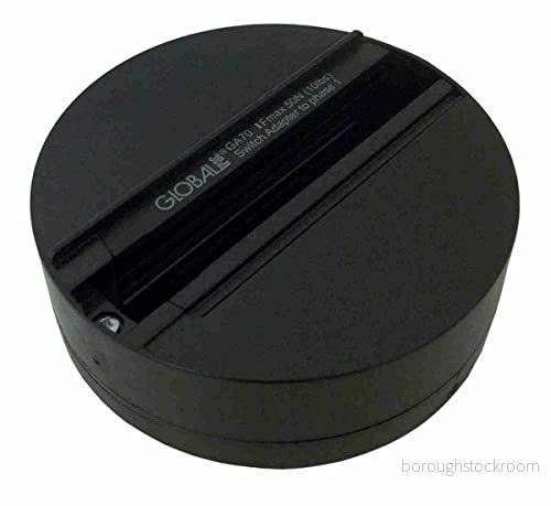 Global pro GA 70 2 takrosett för 3 fasadapter 230V, fasväljaren måste vara i läge 1, ingen fasanslutning, svart PROFESSIONAL 6410014520939