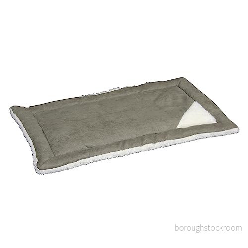 Kerbl Cleo för husdjur liggkudde hundar och katter, vändbar, gjord av mjuk plysch/velourtyg, perfekt som insats transportlådor, 84 x 51 5 cm 4018653824269
