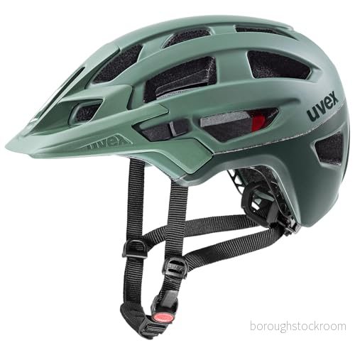 uvex finale 2.0 säker mtb hjälm för kvinnor och män individuell justerbar passform utbyggbar med LED ljus moss green matt 52 57 cm 4043197345857