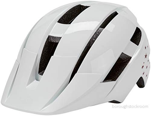 Bell Unisex ungdomssidetrack II Mips cykelhjälm barn, vita stjärnor, en storlek 768686295300