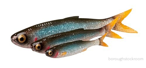 Savage Gear Craft Dying Minnow Ultra realistiskt mjukplastbete för fiske i söt och saltvatten, naturlig simrörelse, perfekt abborre, bass, gös flera arter, Blue Pearl 7,5 cm 5706301719386