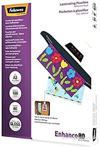 Laminat FELLOWES S-H A3 80mic kla 100/fp 77511530234